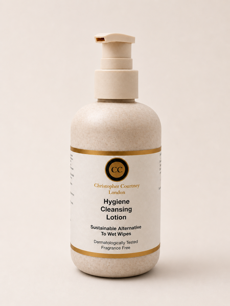 Hygiene Cleansing Lotion - Sustainable Alternative To Wet Wipe  250ml - Hygiene Products Christopher Courtney 