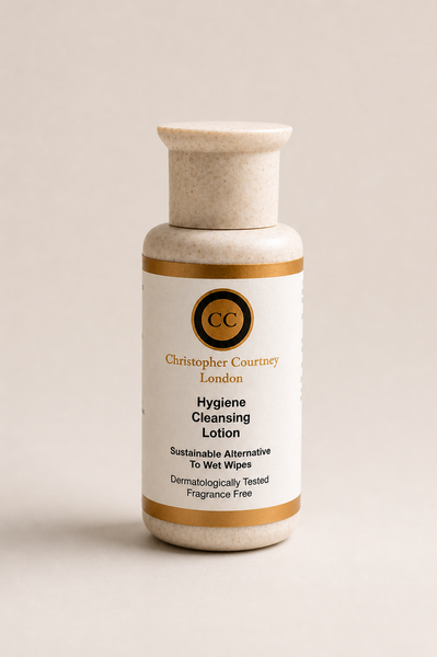 Hygiene Cleansing Lotion - Sustainable Alternative To Wet Wipes 30ml -  Christopher Courtney 