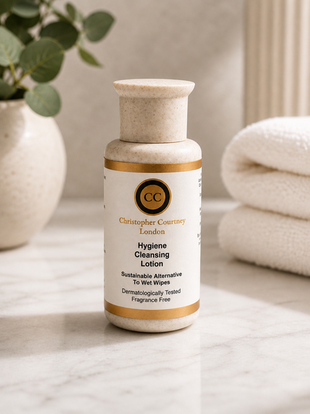 Hygiene Cleansing Lotion - Sustainable Alternative To Wet Wipes 30ml -  Christopher Courtney 