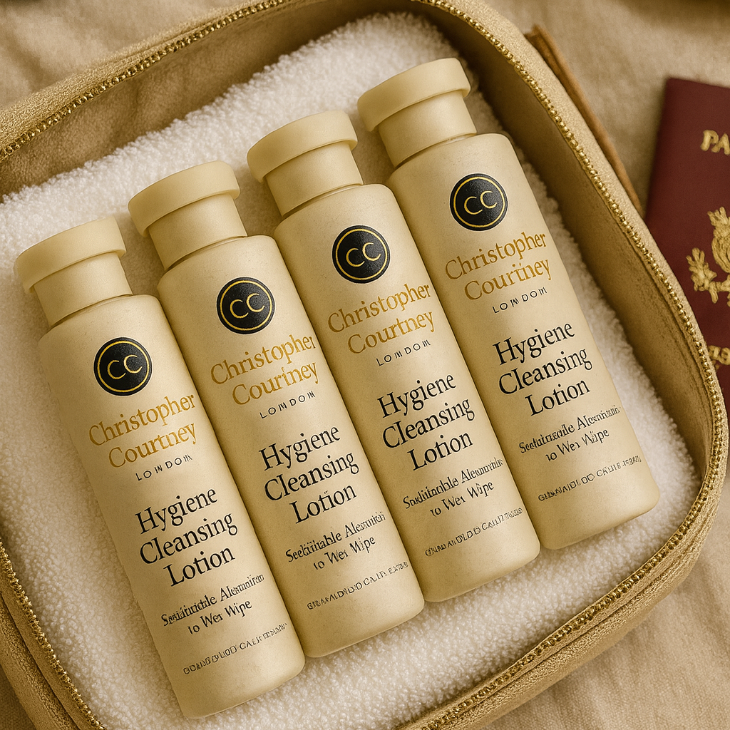 Hygiene Cleansing Lotion -Sustainable Alternative to Wet Wipes - Travel Size 100ml - Hygiene Products Christopher Courtney 