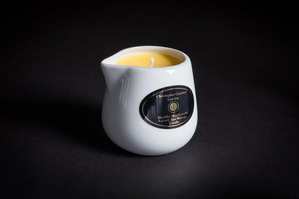 Healthy Hair Growth - Luxury Spa Massage Candle      228ml - Christopher Courtney 